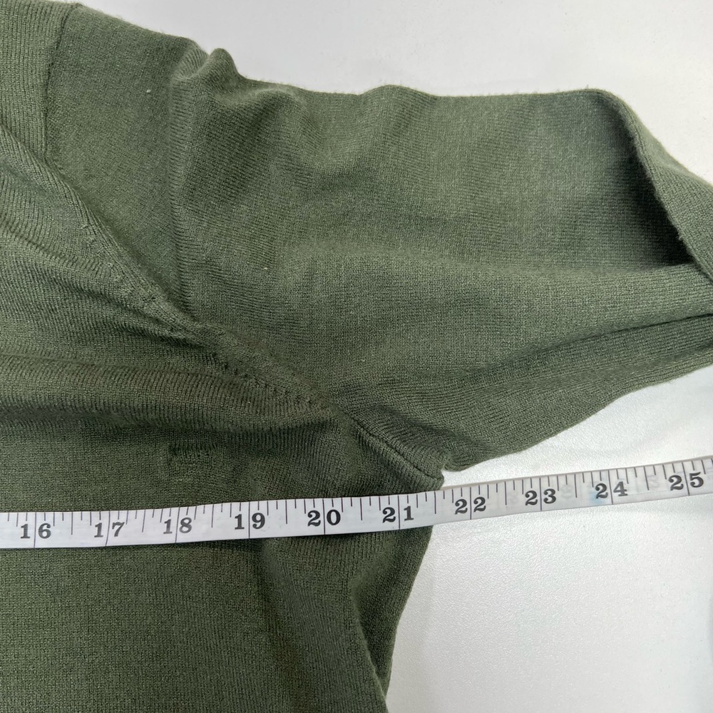 L'Agence Easton One Shoulder Sweater New with Tags Size Large Dark Green - Picture 9 of 16